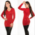 Long Sleeve V Neck Jumper
